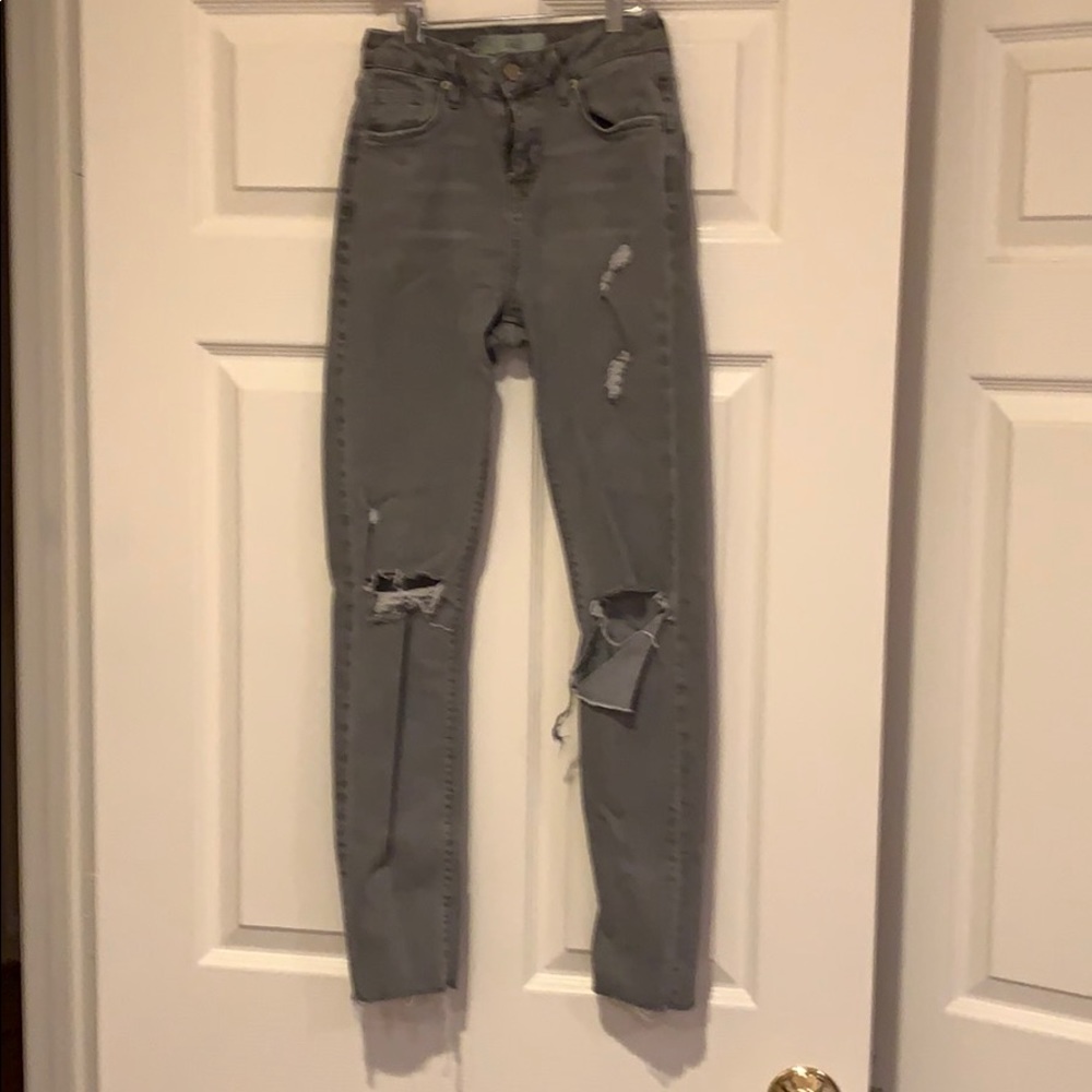 Top shop moto Jamie Gray Jeans